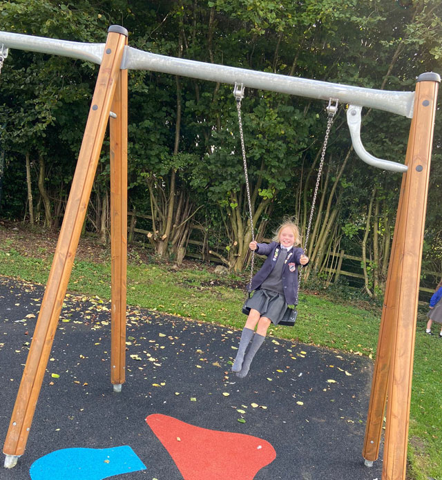 On the swings