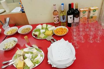 cheese and wine