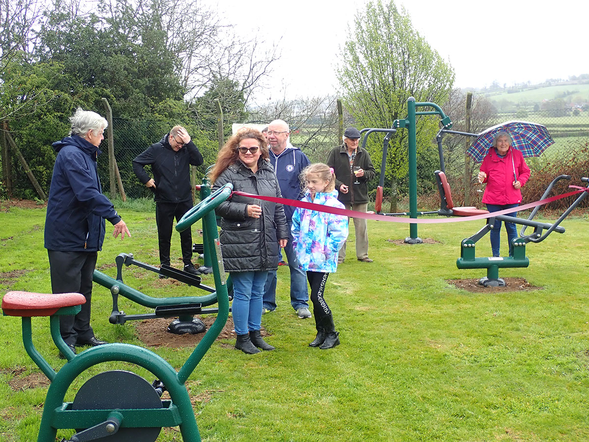 Mayfield Parish Council, MRA and MARNA at the gym opening